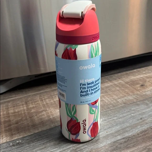 Viral 32oz Owala Tulip Bouquet  FreeSip Water Bottle Urban Outfitters - Picture 3 of 3